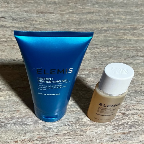 Elemis Instant Refreshing Muscle Body Gel and Soothing Apricot Toner